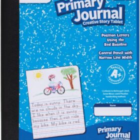 Mead Primary Composition Notebook - Grades K-2 Creative Journal with 100 Sheets (Half Picture Space, Half Primary Ruled) - 7.5" x 9.75" - Colors May Vary