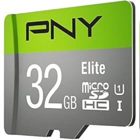 PNY Elite 32GB microSDHC Memory Card - 5 Pack, Class 10 UHS-I U1, Up to 100MB/s, Full HD Video for Smartphones, Drones & Cameras