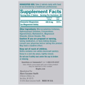 Mag-Ox 400 Magnesium Oxide Tablets – #1 Pharmacist Recommended, 483mg Pharmaceutical Grade Mineral Supplement for Muscle & Heart Support (120 Count)