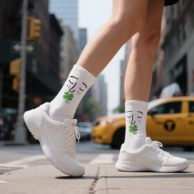 Meloday 10-Pack Novelty Crew Socks – Crazy & Funny Emotion Designs for Men – Soft Cotton Blend