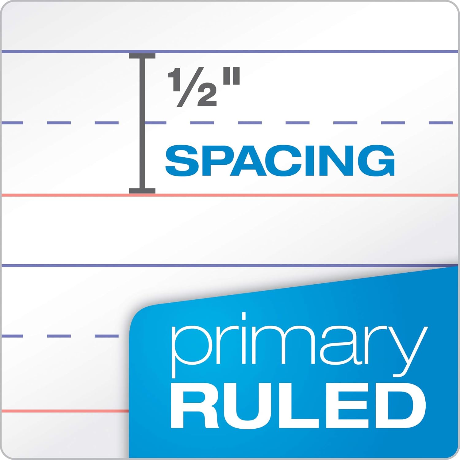 Oxford Primary Composition Notebooks (Pack of 4) – 9.75” x 7.5” K-2 Story Journals with Drawing Space & Primary Ruling for Handwriting Practice