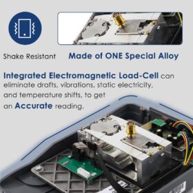 Hanchen 220g x 0.1mg Analytical Balance Scale - High Precision Lab Digital Scale with 0.0001g Accuracy, Draft Shield & Data Output for Pharmacy, Jewelry, and Laboratory