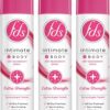 FDS Feminine Intimate Deodorant Spray - Extra Strength 3 Pack (2 oz Each) - pH Balanced, Talc-Free & Gynecologist Tested for All Day Freshness