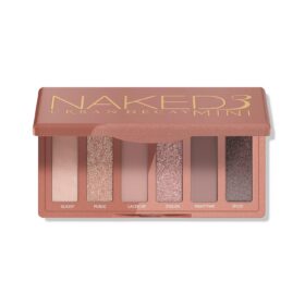Urban Decay Naked3 Mini Eyeshadow Palette - 6 Rosy Neutral Shades with Matte & Shimmer Finishes