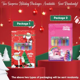 MSDADA 10-Piece Temporary Hair Chalk Comb Set for Girls - Non-Toxic, Washable DIY Hair Dye Kits for Kids & Teens - Birthday Gifts, Party Supplies, and Dress-Up Accessories