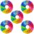 500 Pcs Premium Latex Party Balloons - Rainbow Bulk Pack for Birthday, Wedding & Baby Shower Decorations
