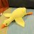 50cm Giant Goose Stuffed Animal Plush Pillow – Soft Fluffy Yellow Goose Toy for Kids & Adults – Cozy Hugging Companion & Room Decor
