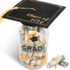 Class of 2026 Graduation Mason Jar Gift Set with Money & Cap Kit - Personalized Centerpiece & Party Decoration