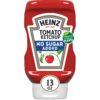 Heinz No Sugar Added Tomato Ketchup, 13 oz Squeeze Bottle - Classic Taste, 1g Carbs