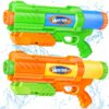 DUNEMEI 1200CC High Power Water Guns - 2 Pack Large Capacity Soaker Blasters for Kids & Adults - Leak-Resistant Summer Pool & Beach Toys