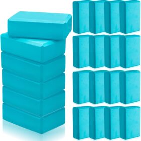 Outus 20-Pack High Density EVA Yoga Blocks - 9x6x3 Inch Non-Slip Foam Bricks for Yoga, Pilates, Physical Therapy & Gymnastics - Bulk Set for Studios, Gyms & Home Workouts