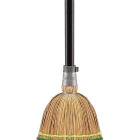 Yocada 60-Inch Heavy-Duty Corn Broom – Premium Indoor/Outdoor Broom with 7-Row Stitch for Courtyard, Garage, and Warehouse