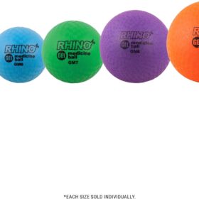 Champion Sports Rhino Skin Gel Medicine Ball – Soft, Durable Grip for Rebounder & Strength Training