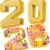 2026 Number Charcuterie Tray - Gold Fillable Cardboard Box for Graduation, Birthday & New Year Party Decorations (10.2'')