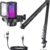 MAONO GamerWave DGM20S USB Gaming Microphone with RGB Lighting, Boom Arm & Noise Cancellation for Streaming, Podcasting, PS4/5 & PC