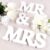 Rustic White Wooden 'Mr & Mrs' Wedding Sign Set – Table Top Centerpiece & Home Décor for Receptions, Showers & Anniversaries