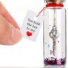 Romantic Message in a Bottle - Unique Gifts for Her & Him, Wedding Anniversary Valentine's Day Surprise, Cute Home Decor Collectible Accessories