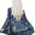 Van Gogh Starry Night Cardigan for Women - Lightweight Open Front Oil Painting Sweater