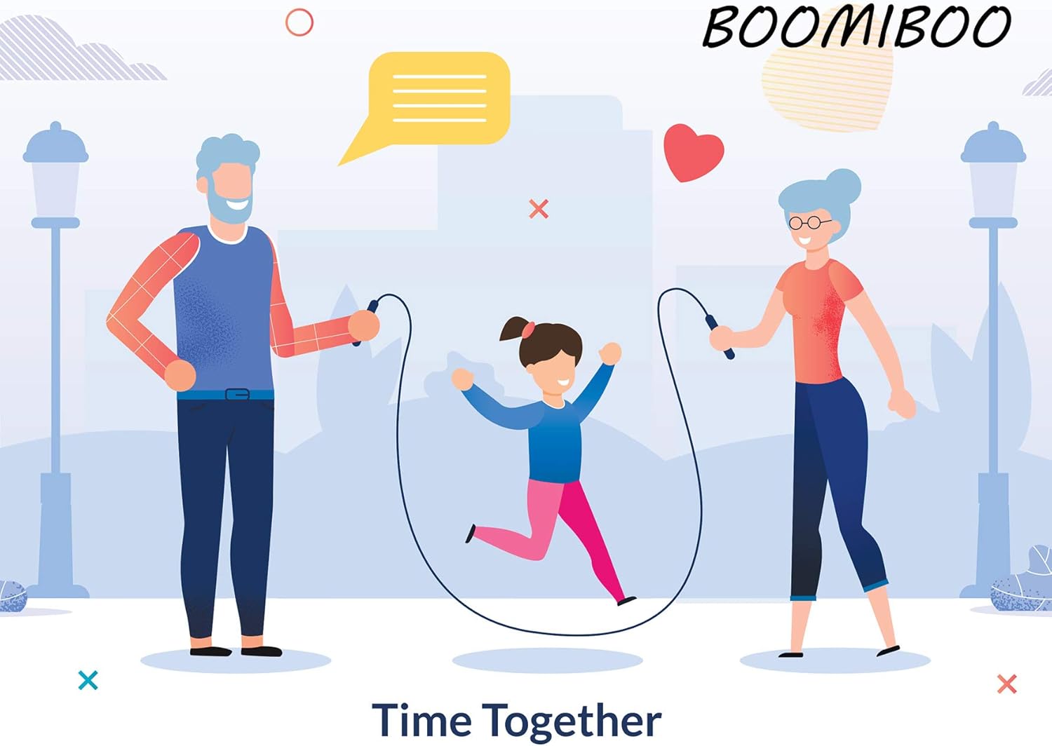 BOOMIBOO Adjustable Speed Jump Rope - Tangle-Free Steel Cable with Ball Bearings for Cardio, CrossFit, MMA, and Fitness Training