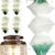 4-Pack Premium Gas Lantern Mantles – Compatible with Coleman 2000, 2500, 2555, 2600 Series – 3-Layer Accordion Design with Metal Clips for Outdoor Camping & Emergency Lighting
