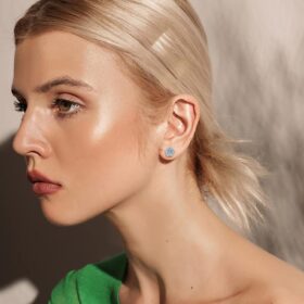 925 Sterling Silver Round Cut Diamond Stud Earrings for Women - Classic 1/2 TCW Jewelry Gift for Her