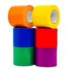 SWRT 6-Pack Rainbow Colored Duct Tape – Heavy Duty, Waterproof & Tearable Multi-Pack for DIY Arts & Crafts, Home Repairs, and Outdoor Use