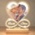 Personalized Acrylic Photo Frame with LED Night Light – Custom Picture Plaque for Romantic Gifts, Anniversary, Birthday, Valentine’s Day & Home Décor