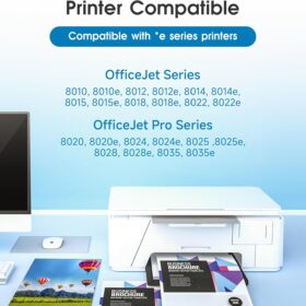 Kolor Expert 910XL Ink Cartridges Replacement for HP 910 XL - High Yield 4-Pack Combo (1 Black, 1 Cyan, 1 Magenta, 1 Yellow) Compatible with HP OfficeJet Pro 8025e, 8022e, 8015e, 8035e & More