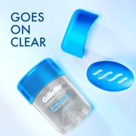 Gillette Clear Gel Antiperspirant and Deodorant for Men, Cool Wave, 72-Hour Sweat Protection, 0.5 oz Travel Size