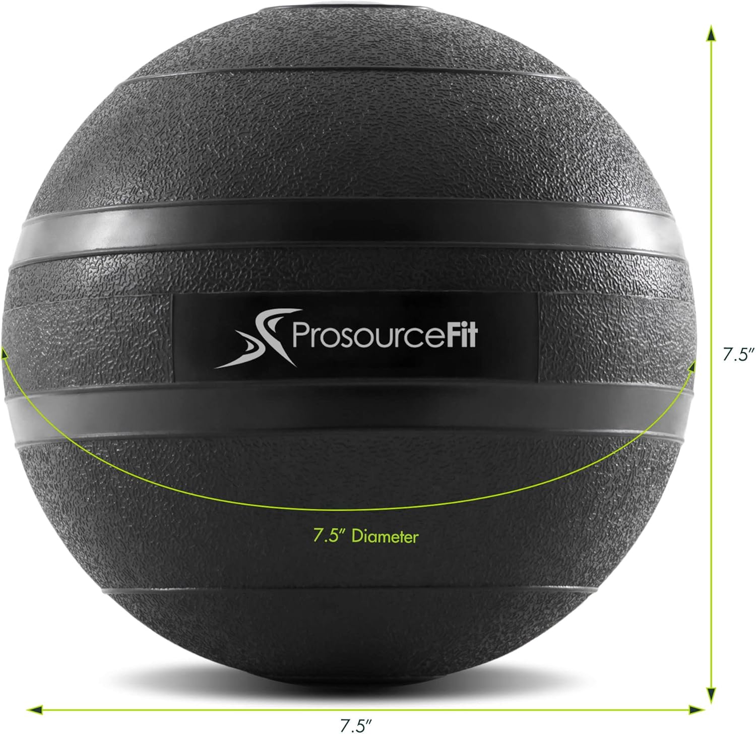 ProsourceFit Grip Slam Ball – Dead Weight No-Bounce Medicine Ball for Cross Training, Core Workouts, and Strength Conditioning