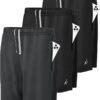 NY Threads Men's 3-Pack Quick-Dry Athletic Shorts – Lightweight Running & Workout Shorts with Pockets