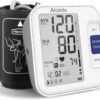 Alcedo Fully Automatic Digital Blood Pressure Monitor – Talking Upper Arm BP Machine with Large LCD, Irregular Heartbeat Detection, and 2x120 Memory