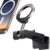UGREEN Airplane Phone Holder for MagSafe – Travel Essentials Magnetic Phone Mount for Plane Tray Tables, Luggage Handles & Desks – 360° Rotation Compatible with iPhone 17/16/15/14/13/12