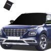 Tevlaphee Windshield Snow Cover - Heavy Duty 600D Oxford Fabric Waterproof Ice Shield with Magnets & Side Mirror Protection for Cars, Trucks & SUVs