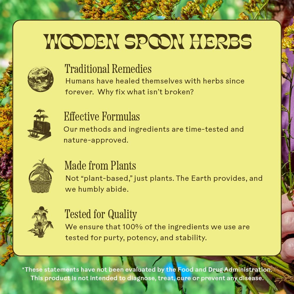 Wooden Spoon Herbs Magic Magnesium Citrate Powder – Blue Lemonade Drink Mix for Sleep, Digestion & Muscle Recovery – 200mg Sea-Sourced Magnesium Supplement (3.7oz)