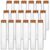 SUPERLELE 18-Pack Borosilicate Glass Test Tubes with Cork Stoppers – 25x120mm Clear Tubes for Plant Propagation, Science Experiments, Party Favors, and Storage