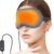 Electric Heated Eye Mask for Dry Eyes, Migraines & Sleep - Adjustable Temp & Timer with Washable Silk Cover