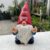 Naughty Middle Finger Garden Gnome Statue – 7.8" Funny Rude Polyresin Lawn Ornament & Weatherproof Outdoor Decoration