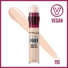 Maybelline New York Instant Age Rewind Eraser Multi-Use Concealer - Treatment for Dark Circles, Fine Lines & Puffiness - Shade 110 (Packaging May Vary)