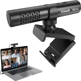 TONOR TM310 USB Conference Microphone for PC & Laptop – Plug & Play Condenser Mic with Mute Button, LED Indicator, & Noise Reduction for Zoom, Skype, and Gaming (Mac & Windows Compatible)