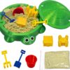 Mini Zen Garden for Desk - Turtle Sandbox Stress Relief Kit with Lid, Office Decor & Funny Coworker Gifts for Men & Women