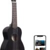 Kala KA-15S Mahogany Soprano Ukulele - 21 Inch Beginner Kit with Aquila Strings & Gig Bag