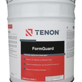 Tenon FormGuard Commercial Grade Concrete Form Release Agent – Industrial Liquid Formula for Wood, Steel, & EPDM (5 Gallon)