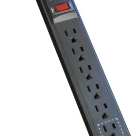Eaton Tripp Lite TLP606B 6-Outlet Surge Protector Power Strip - 900 Joules, 6ft Cord, UL Certified, EMI/RFI Filter, Wall Mountable - Black