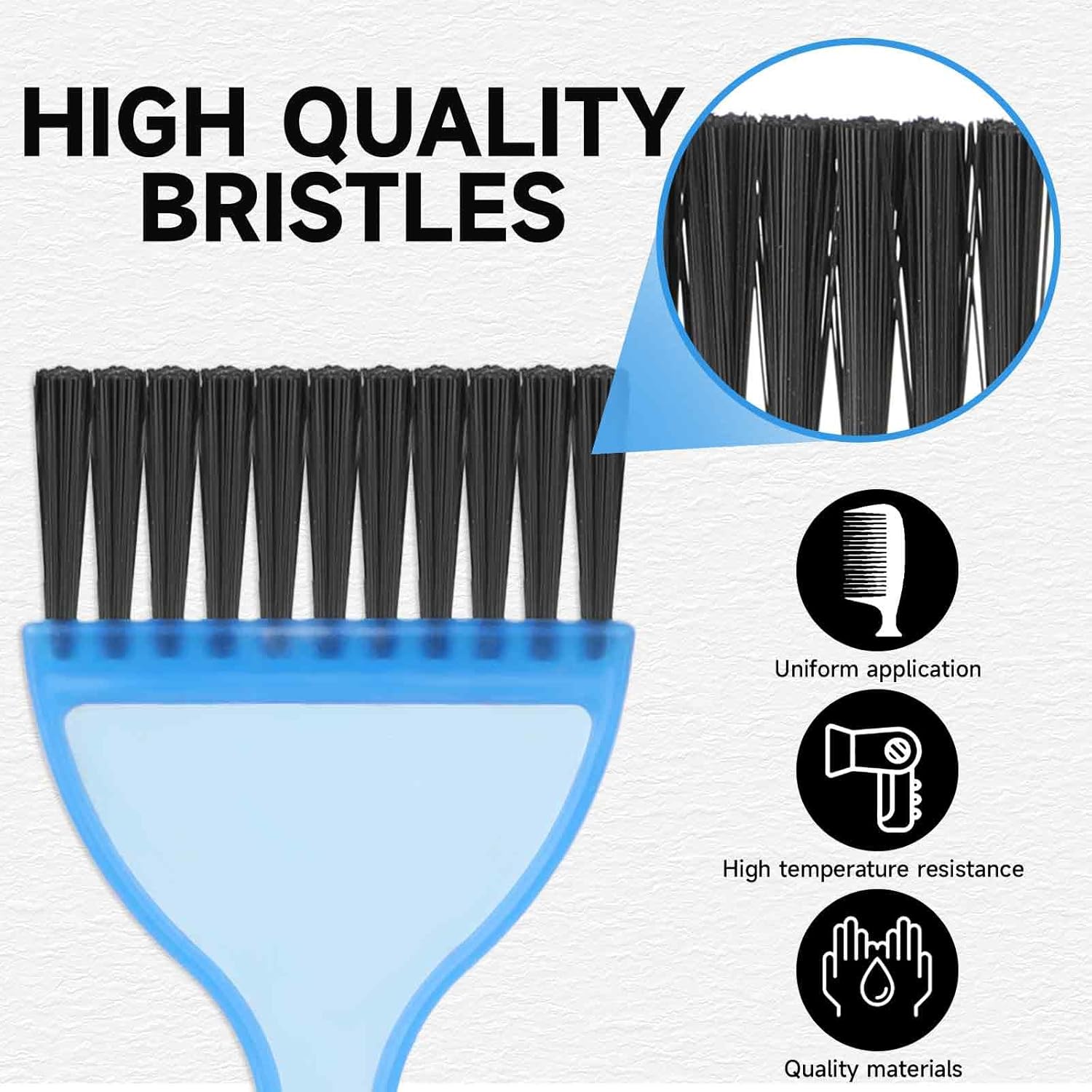 Professional Hair Dye Brush Set - 2 Piece Tinting Comb & Coloring Applicator Kit for Salon, Home DIY, Hair Tinting