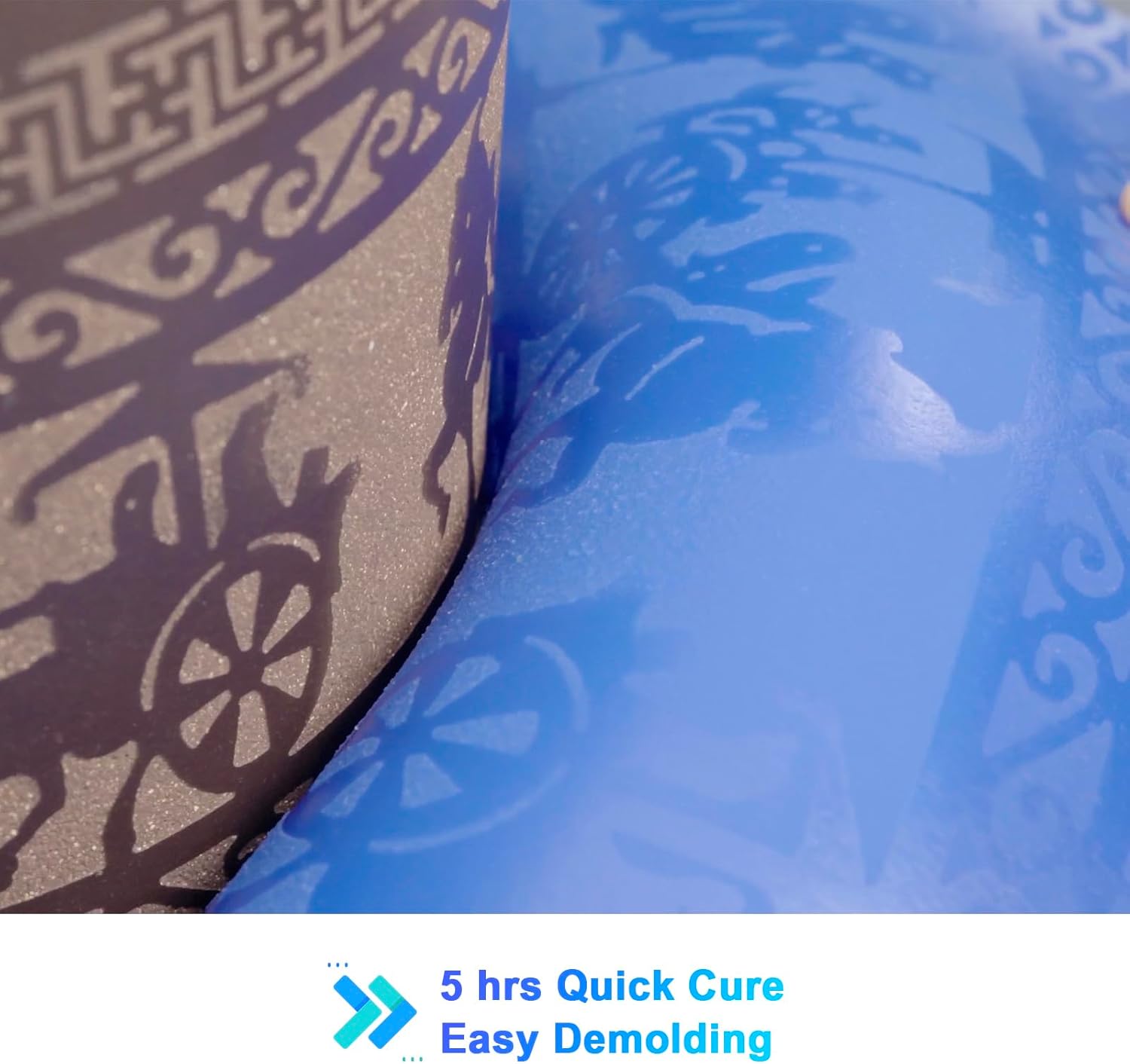 BBDINO 38.8 Oz Platinum Silicone Mold Making Kit – 1:1 Mix Ratio 30A Liquid Rubber for Resin, Concrete, Jewelry & Candle Casting