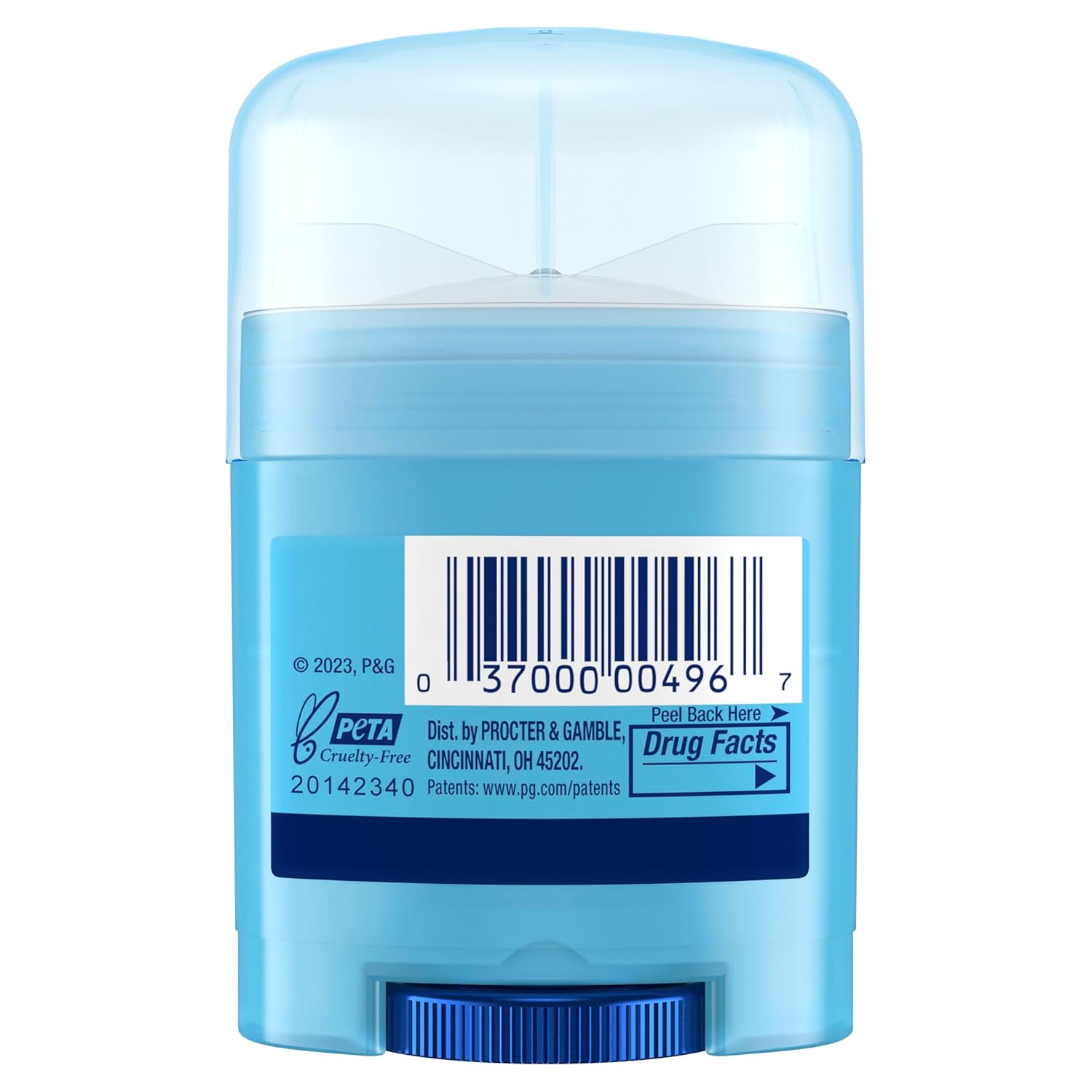 Secret Outlast Antiperspirant & Deodorant for Women - 72hr Sweat & Odor Protection, pH Balancing Minerals, Completely Clean Scent, Invisible Solid (Travel Size 0.5 oz)