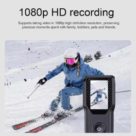 POV Action Camera with 1080P HD, 1.18 Inch Screen, WiFi, and Chest Mount Kit - Waterproof Vlogging Camera for Cycling, Biking, and Outdoor Adventures