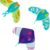 SwimWays Zoom-A-Rays Hydrodynamic Pool Diving Toys – Kid-Powered Underwater Gliders for Swim Training & Games (3-Pack)
