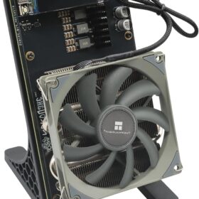 Nerdqaxe++ Rev6.1 Bitaxe Supra 6TH/s Bitcoin Miner – Ultra-Quiet Home ASIC Miner with WiFi & 100W Efficiency (16J/TH)